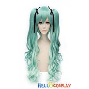 Vocaloid 2 Snow Miku Cosplay Wig