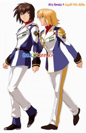 Kira Yamato Cosplay New Rank Uniform From Gundam Seed