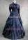 Victorian Lolita Vintage Party Gothic Lolita Dress Dark Blue