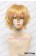 Wig 30CM Cosplay Golden Yellow Blonde Universal Short Layered