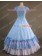 Victorian Lolita Southern Belle Evening Gothic Lolita Dress Sky Blue