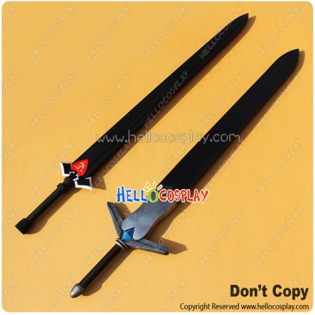 Sword Art Online Ⅱ 2 Alfhenim Online Cosplay Mother's Rosary Kirito Kazuto Kirigaya Black White Swords Weapon