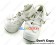 White Three Bows Straps Chunky Princess Lolita Shoes