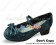 Dark Blue Heart Shaped Ruffle Chunky Princess Lolita Shoes