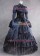 Victorian Lolita Steampunk Corset Gothic Lolita Dress Black