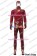 The Flash Barry Allen Cosplay Costume Red Leather Uniform Upgraded Version