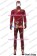 The Flash Barry Allen Cosplay Costume Red Leather Uniform Upgraded Version