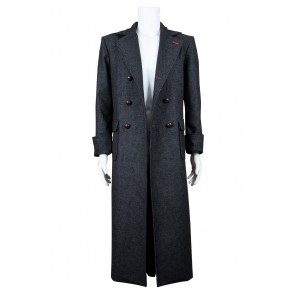 Sherlock Holmes Cosplay Cape Trench Coat Costume Wool Version