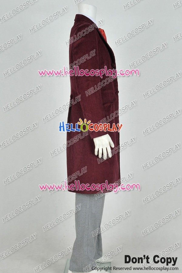 Who IS Doctor The 4th Fourth Dr Tom Baker Daily Uniform Cosplay Costume Full Set