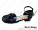 Black Alice Flower Ankle Strap Chunky Sweet Lolita Shoes