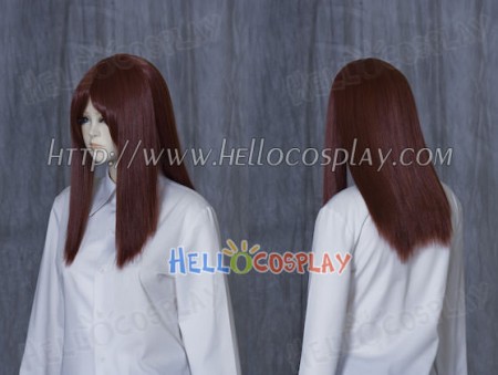 Darkest Brown 50cm Cosplay Straight Wig