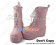 Matt Pink Lace Up Platform Sweet Lolita Boots