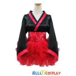 Angel Feather Cosplay Cherry Kimono Dress Costume