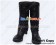 Black Ruffle Lace Zipper Chunky Punk Lolita Boots