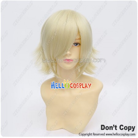 Wig 30CM Cosplay Layered Short Light Golden Yellow Universal