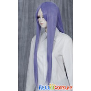 Purple Blue Medium Cosplay Wig