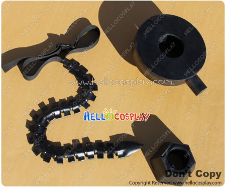 Black Rock Shooter BRS Strength Cosplay Yuu Kotari Tail Foot Rings Prop