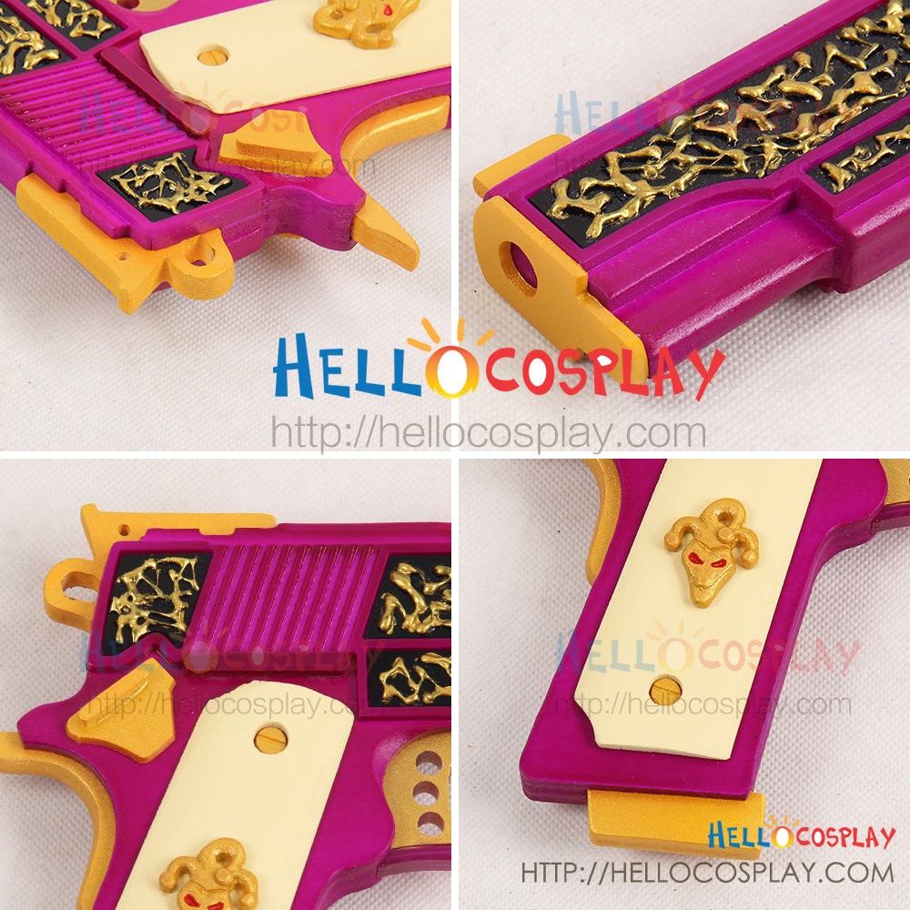 Suicide Squad Cosplay The Joker Pistol Gun Weapon Prop