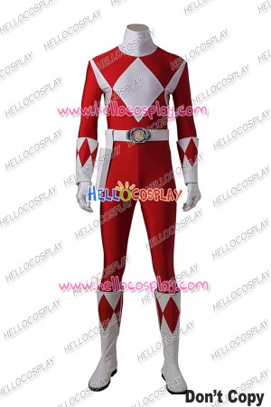 Mighty Morphin Power Rangers Tyranno Ranger Geki Cosplay Costume 