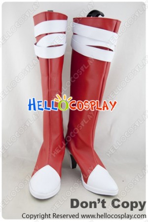 Pokémon Pokemon Cosplay Xatu Red White Boots