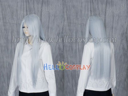 Light Cyan Medium Cosplay Straight Wig