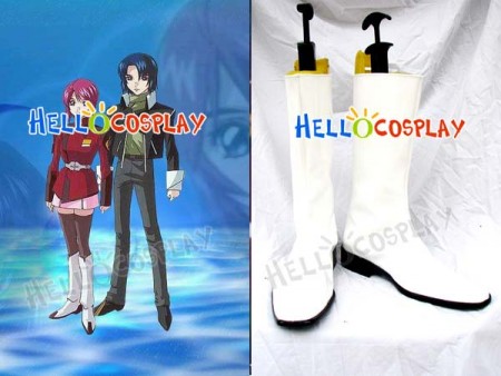 Gundam Cosplay White Boots
