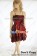 Party Cosplay Wine Red Cape Lady Sling Dress Uniform Costume