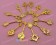 Full Set x 18 Fairy Tail Key Pendant + Necklace + Keychain