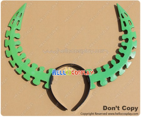 Black Rock Shooter Cosplay Green Black Rock Hairband