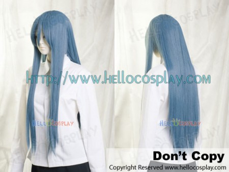 Dark Purple Blue Medium Cosplay Wig