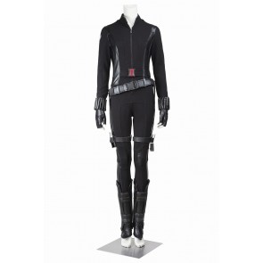 Captain America 2 Black Widow Cosplay Costume Jumpsuit