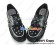Black Rivet PU With Suede Platform Punk Lolita Shoes