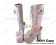 Mirror Pink Bows Heart Shaped Chunky Princess Lolita Boots