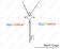 Attack On Titan Shingeki No Kyojin Cosplay Eren Yeager Silver Necklace