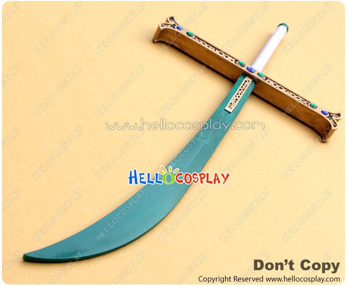 One Piece Dracule Mihawk Weapon Yoru Cosplay Replica Sword Prop