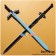 Sword Art Online Ⅱ 2 Alfhenim Online Cosplay Mother's Rosary Kirito Kazuto Kirigaya Black White Swords Weapon