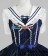 Sweet Lolita Gothic Punk Jumper Skirt Navy Blue Sailor Dress