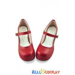 Touhou Project Cosplay Shoes Remilia Scarlet Shoes