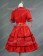 Victorian Lolita Princess Fairy Gothic Lolita Dress Red