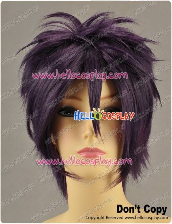 Dark Purple Cosplay Short Wig