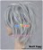 Silver Grey Short Cosplay Layered Wig