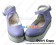 Matt Purple White Soles Ankle Strap Platform Punk Lolita Shoes