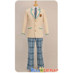 Storm Lover Cosplay School Boy Blue Plaid Pants Uniform Costume