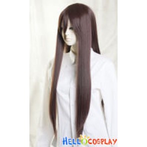 Dark Chocolate Brown Medium Cosplay Wig