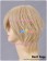 Blonde Gold Short Wig Layered Cosplay Wig