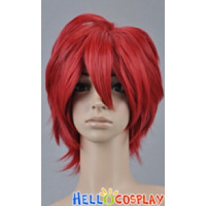 Wine Red Short Cosplay Layered Wig