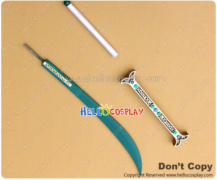 One Piece Weapon 15cm Dracule Mihawk Night Blade Sword Spade Vere