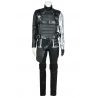 Captain America 2 The Winter Soldier Bucky Barnes Cosplay Costume