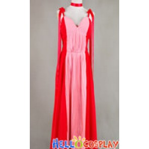 Sailor Moon Sailor Mars Rei Hino Cosplay Costume Gown Dress