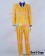 One Piece Cosplay Admiral Sakazuki Kizaru Borsalino Yellow Stripe Suit Costume